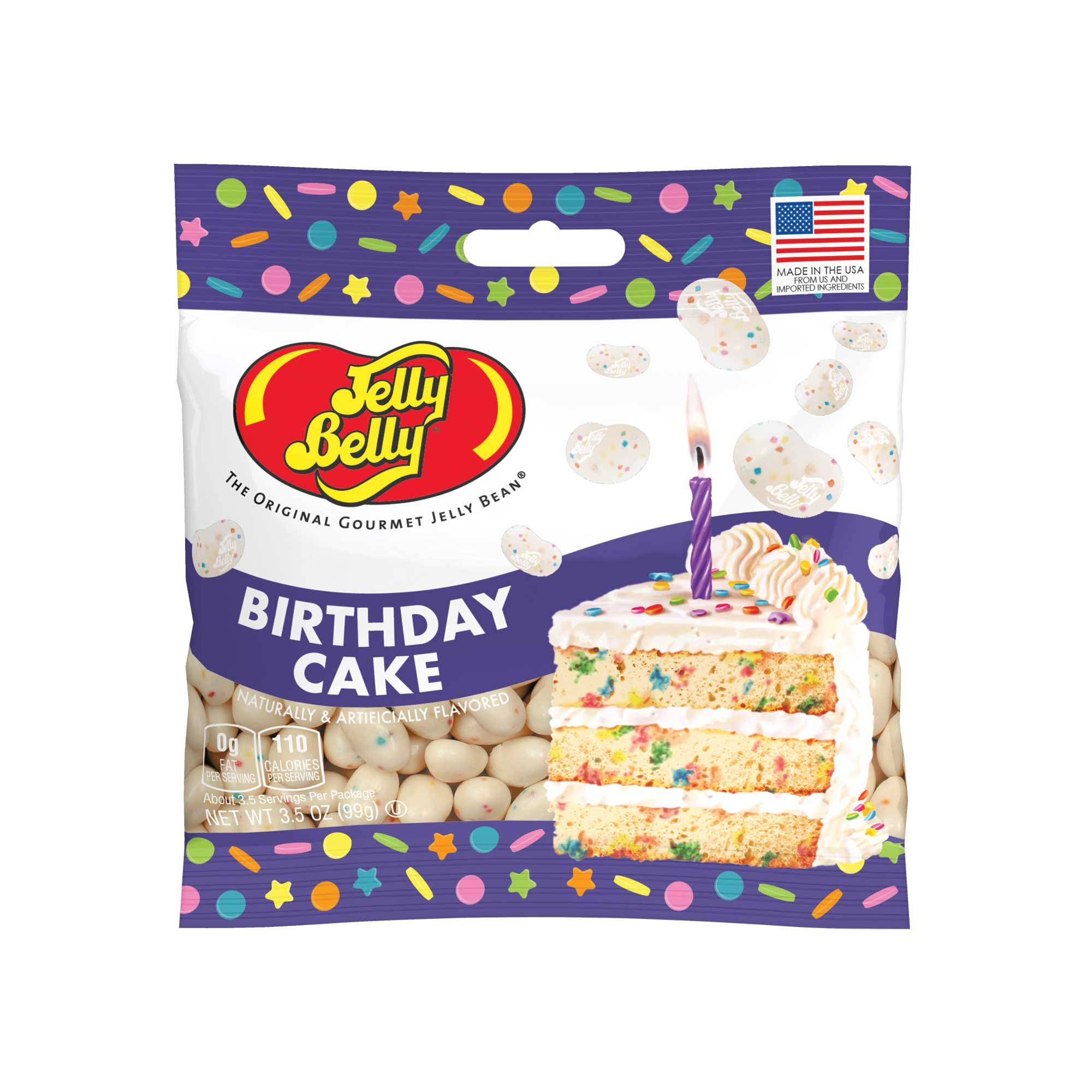 JELLY BELLY BIRTHDAY CAKE 3.5 OZ PEG BAG