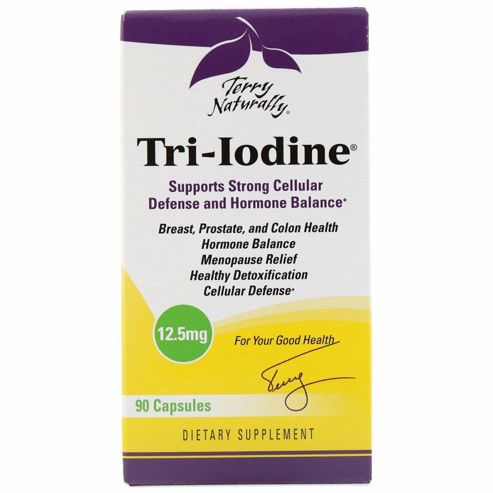 Terry Naturally Tri-Iodine Dietary Supplement - 90 Capsules
