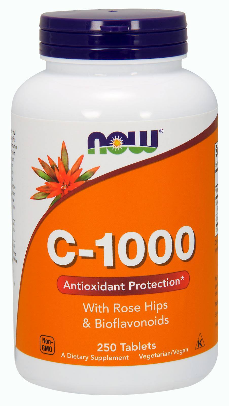 Now Foods Vitamin C-1000 - 250 Tablets, 1000mg