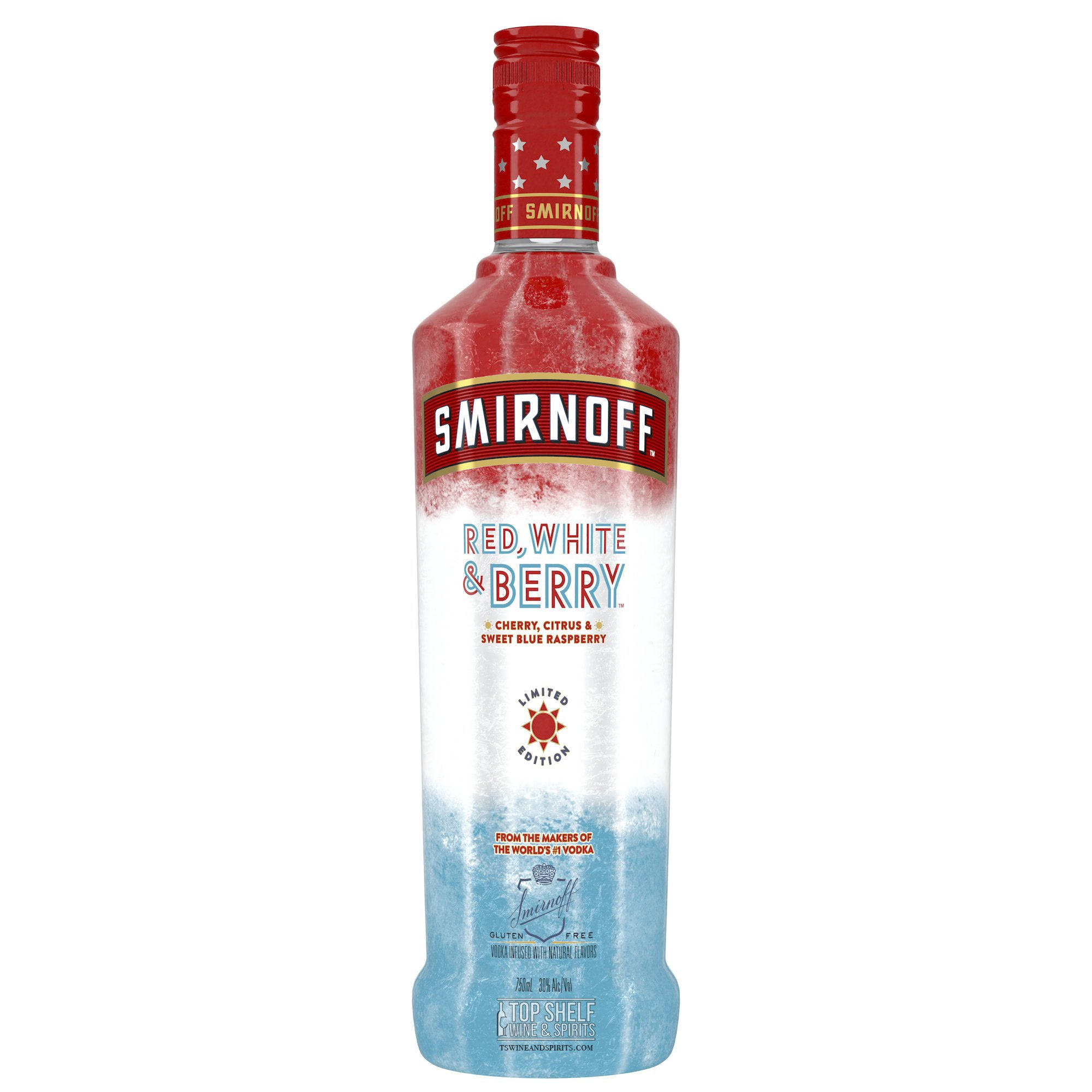 Smirnoff Vodka - Red, White and Berry, 750ml