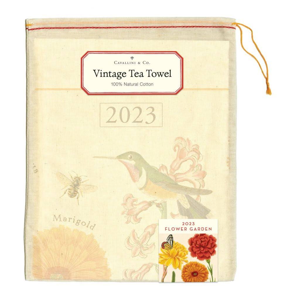 Cavallini Papers & Co. Herbarium 2023 Tea Towel