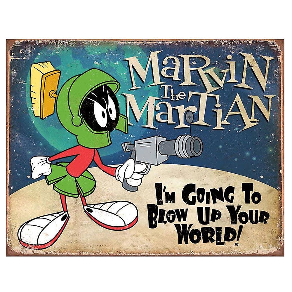 Desperate Enterprises Tin Sign (Marvin The Martian Retro)