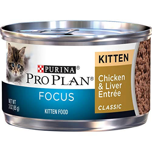 Pro Plan Kitten Canned Food - Chicken and Liver Entree, 3oz