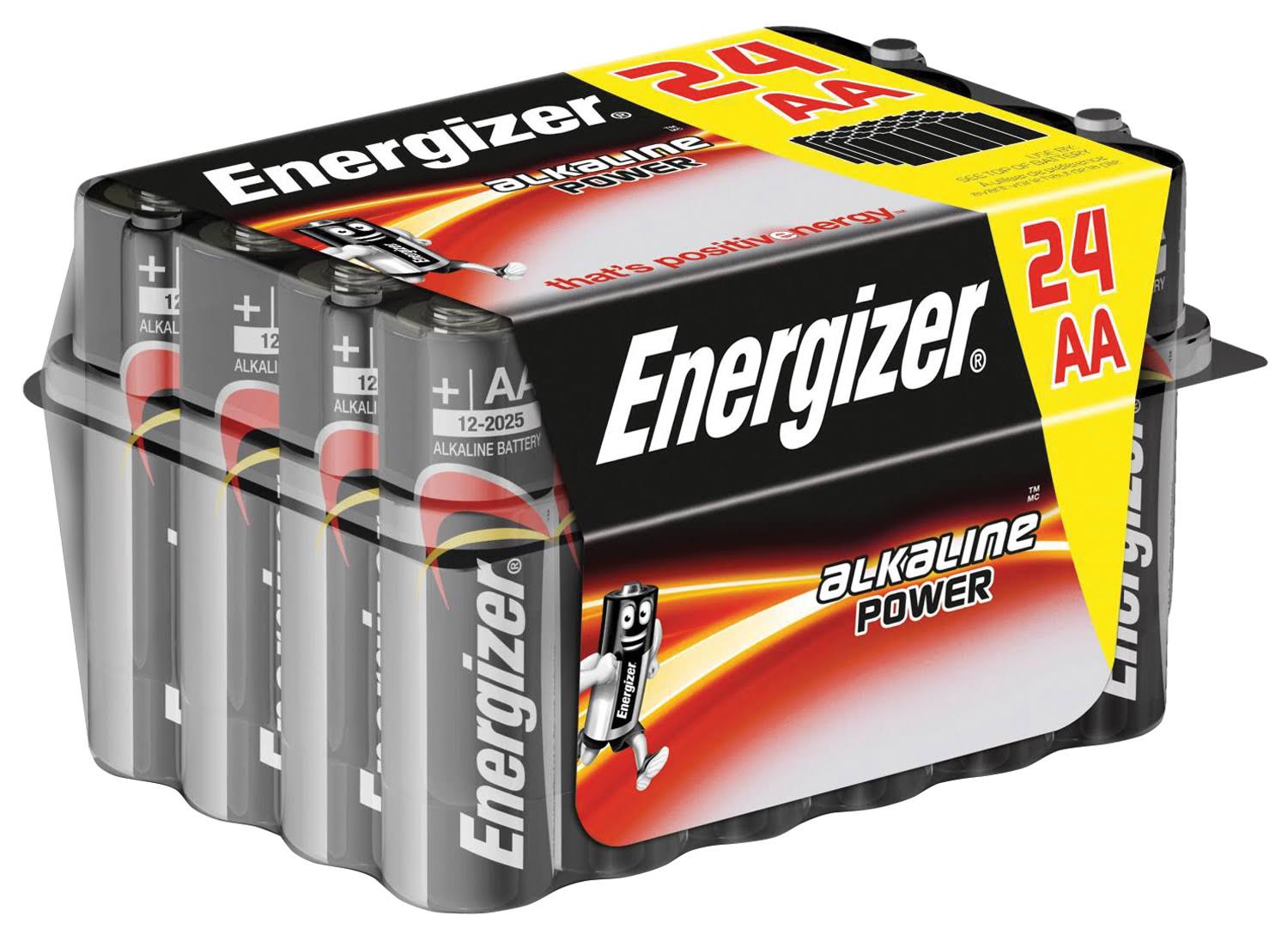 Energizer AA Alkaline Power Batteries - 24pk