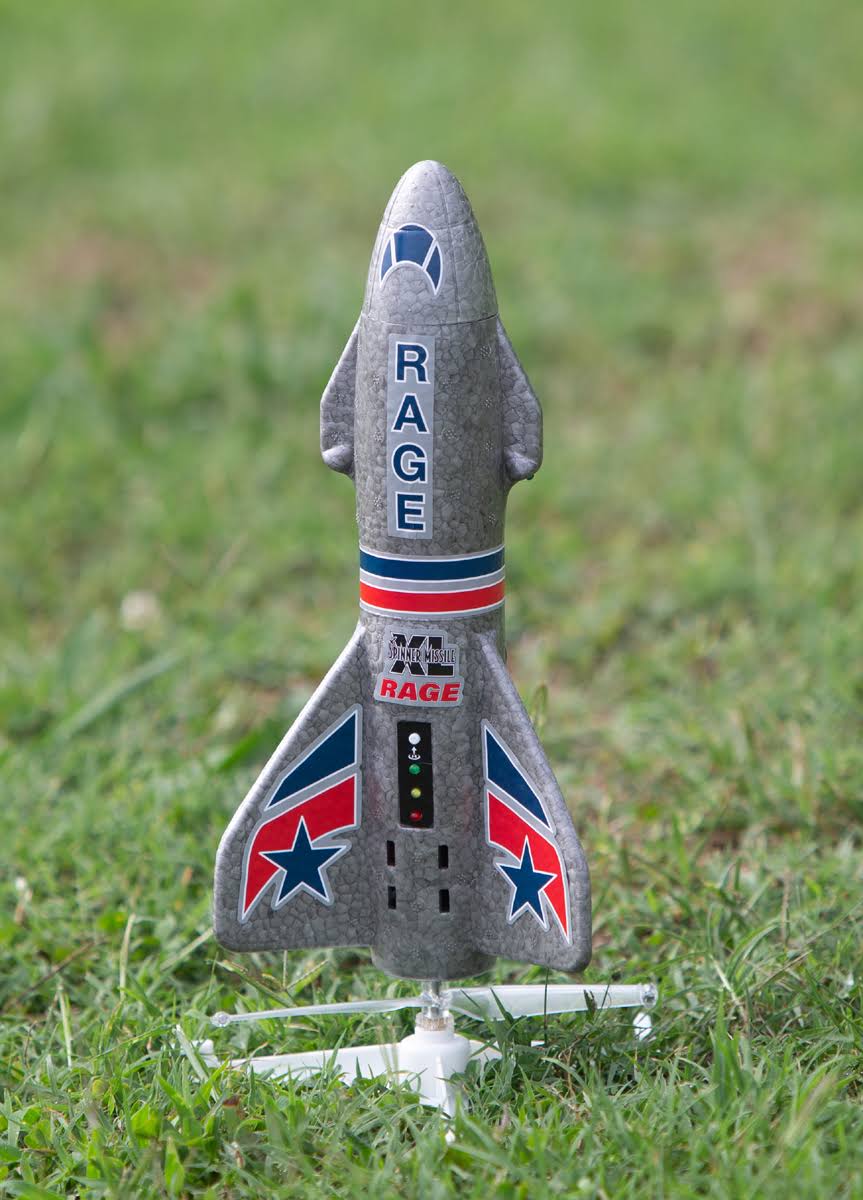Rage RC RGR4150G Spinner Missile Electric Flight Rocket Gray