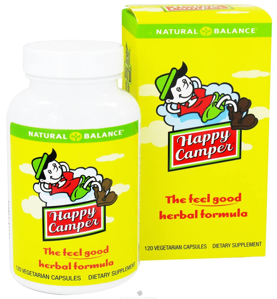 Natural Balance Happy Camper Herbal Supplement - 120 Capsules