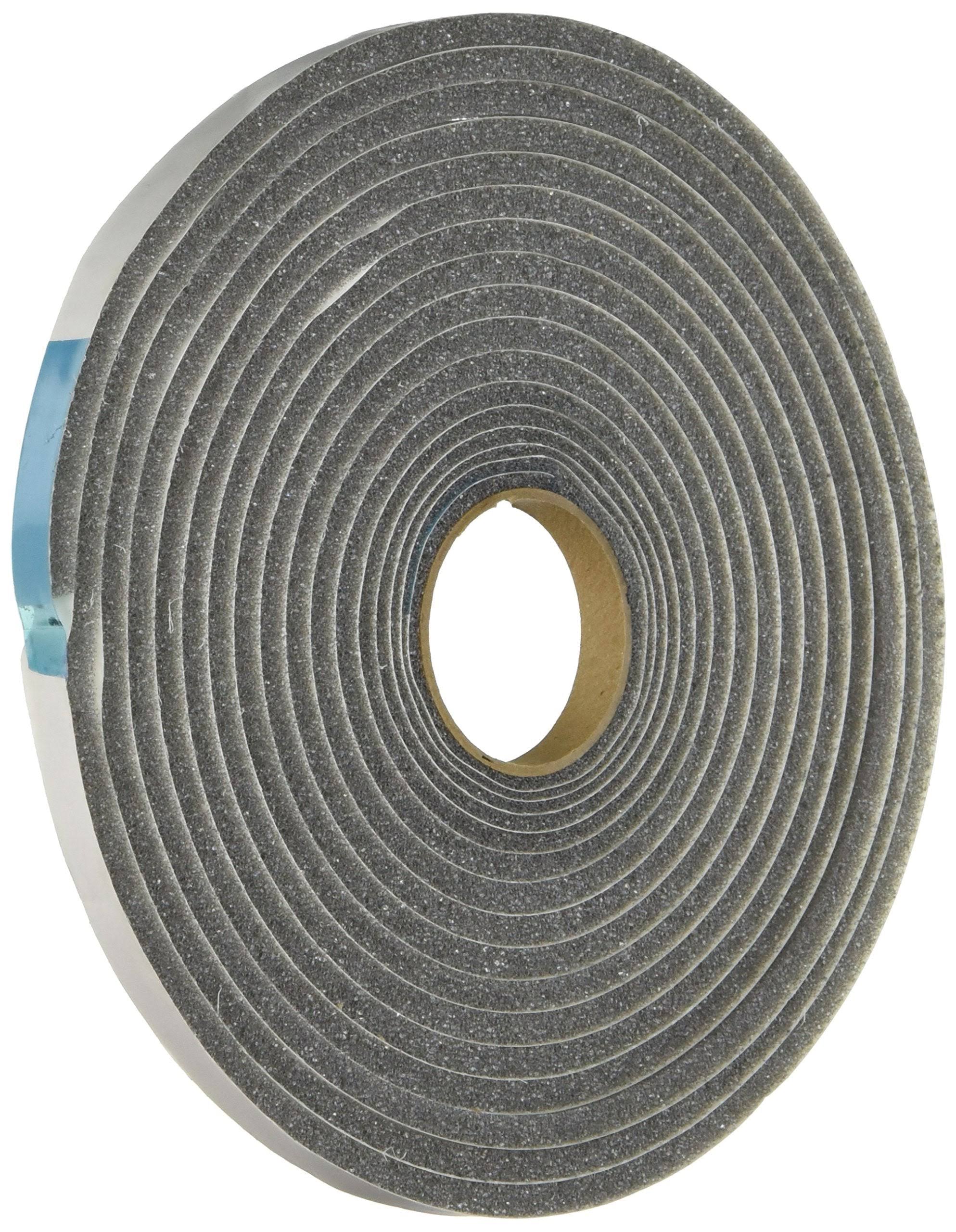 M-D 02055 Foam Tape, 17 ft L, 3/16 in Thick, Gray