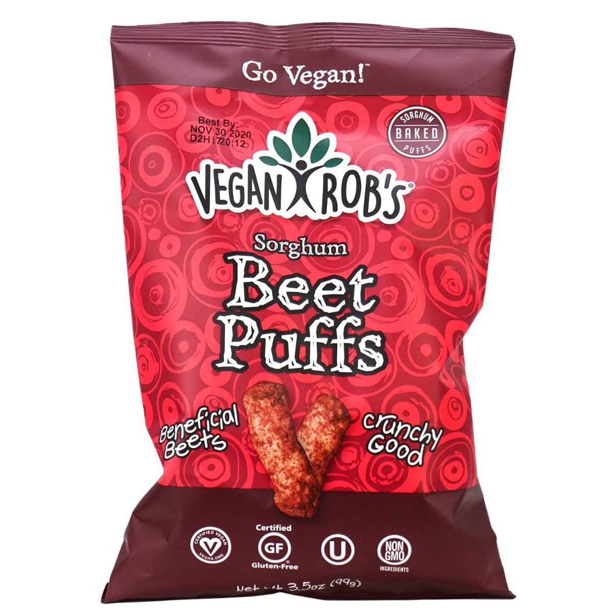 Vegan Rob's - Beet Puffs, 3.5 Oz