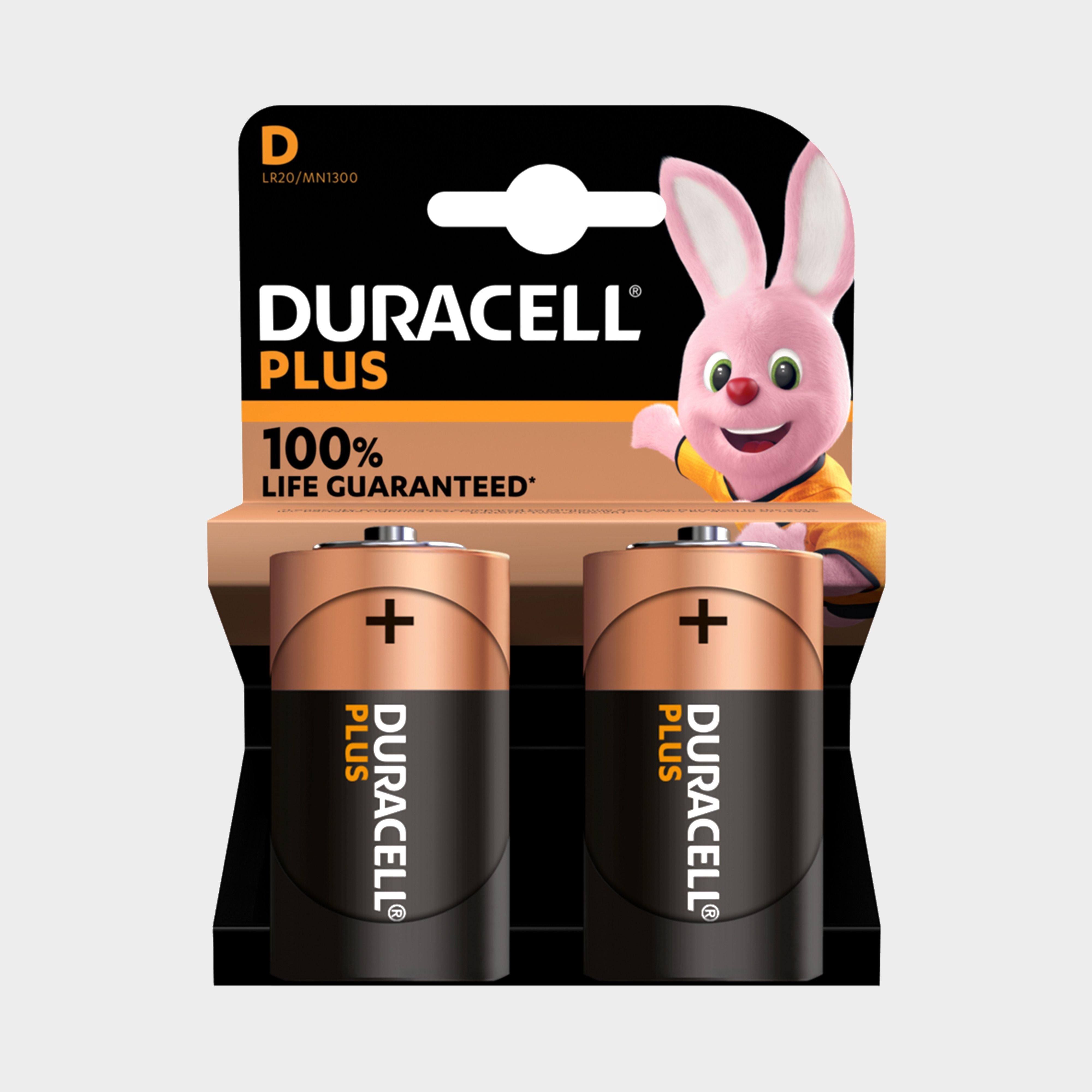 Duracell Plus D Batteries 2 Pack