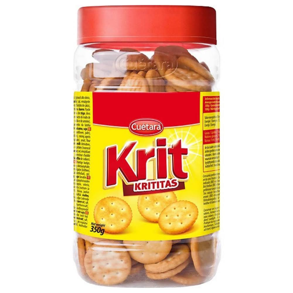 Bargain Foods Large Krit Kritas Tub Cheese Crackers 350g