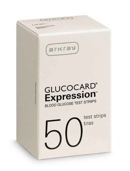 Arkray Glucocard Expression Blood Glucose Test Strips - 50ct
