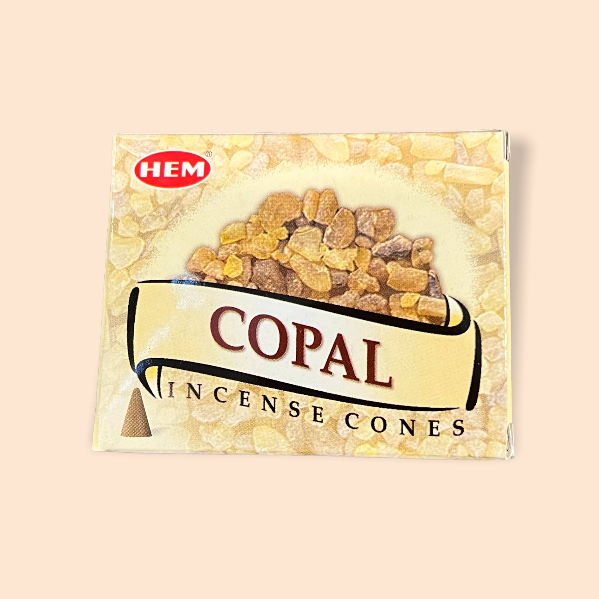 Hem Incense Cones - 10 Count Box Copal