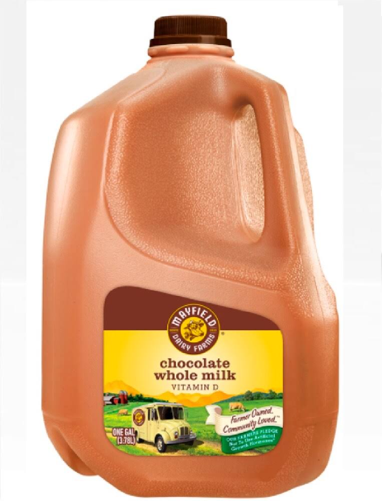 Mayfield Dairy Farms Whole Milk, Chocolate - one gallon (3.78 l)