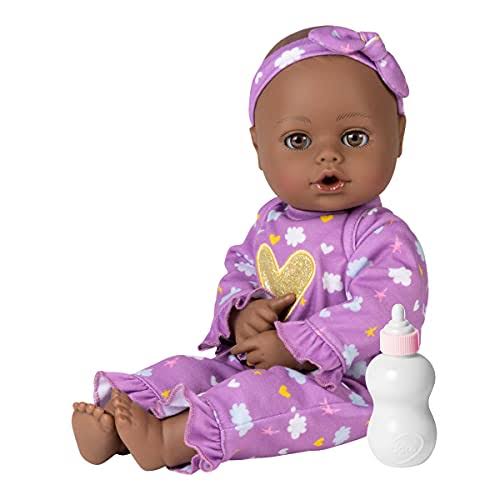 Adora Playtime Black Baby Doll Purple Dreams, 13 Inch Dark skintone, O