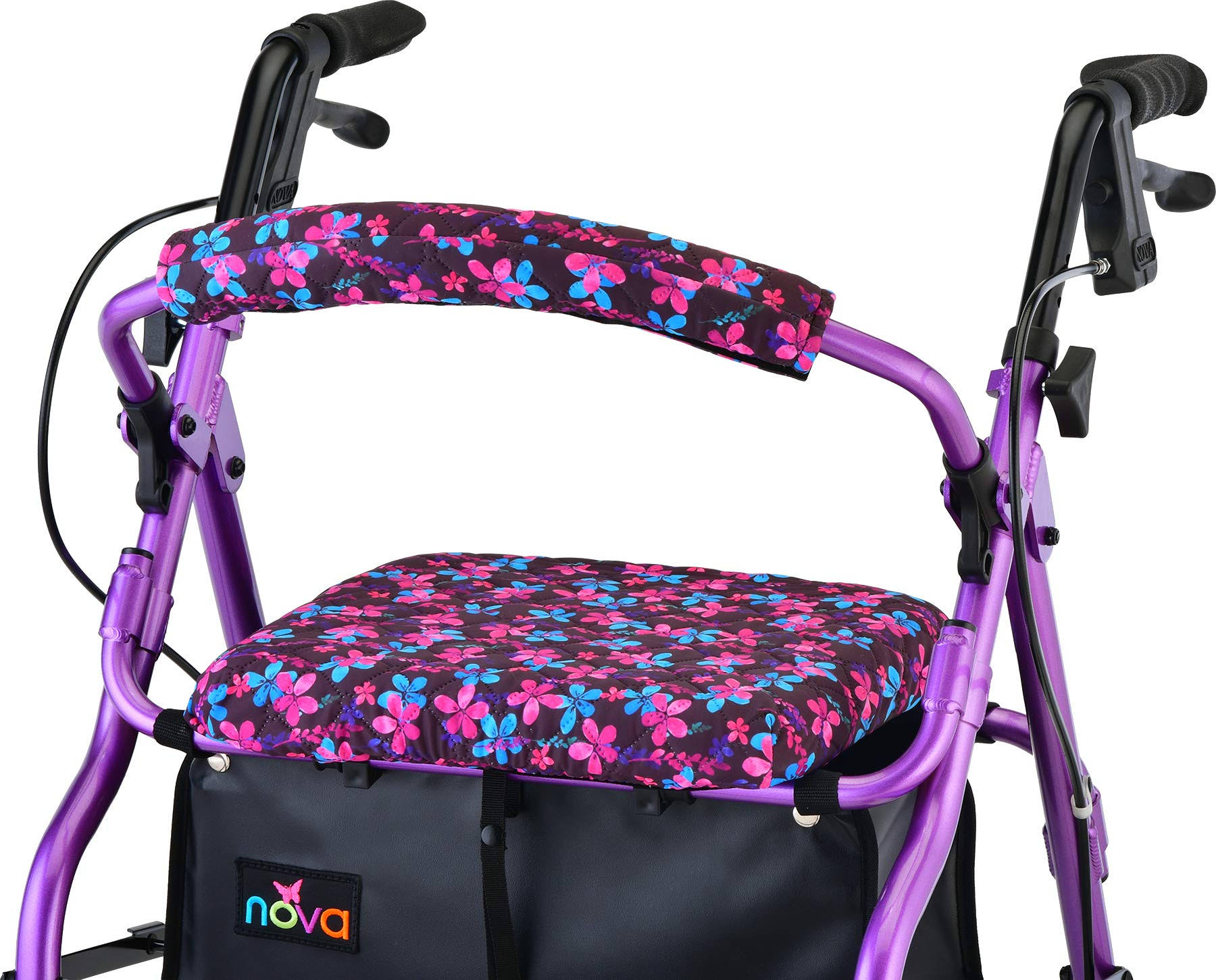 Nova Medical Products Rollator Walker Seat & Back Cover, Removable & W