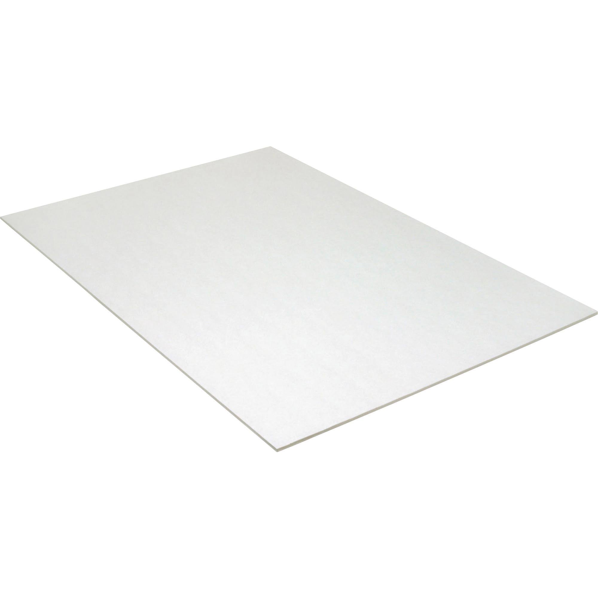 Pacon Foam Board - White, 20" x 30", 10 Sheets