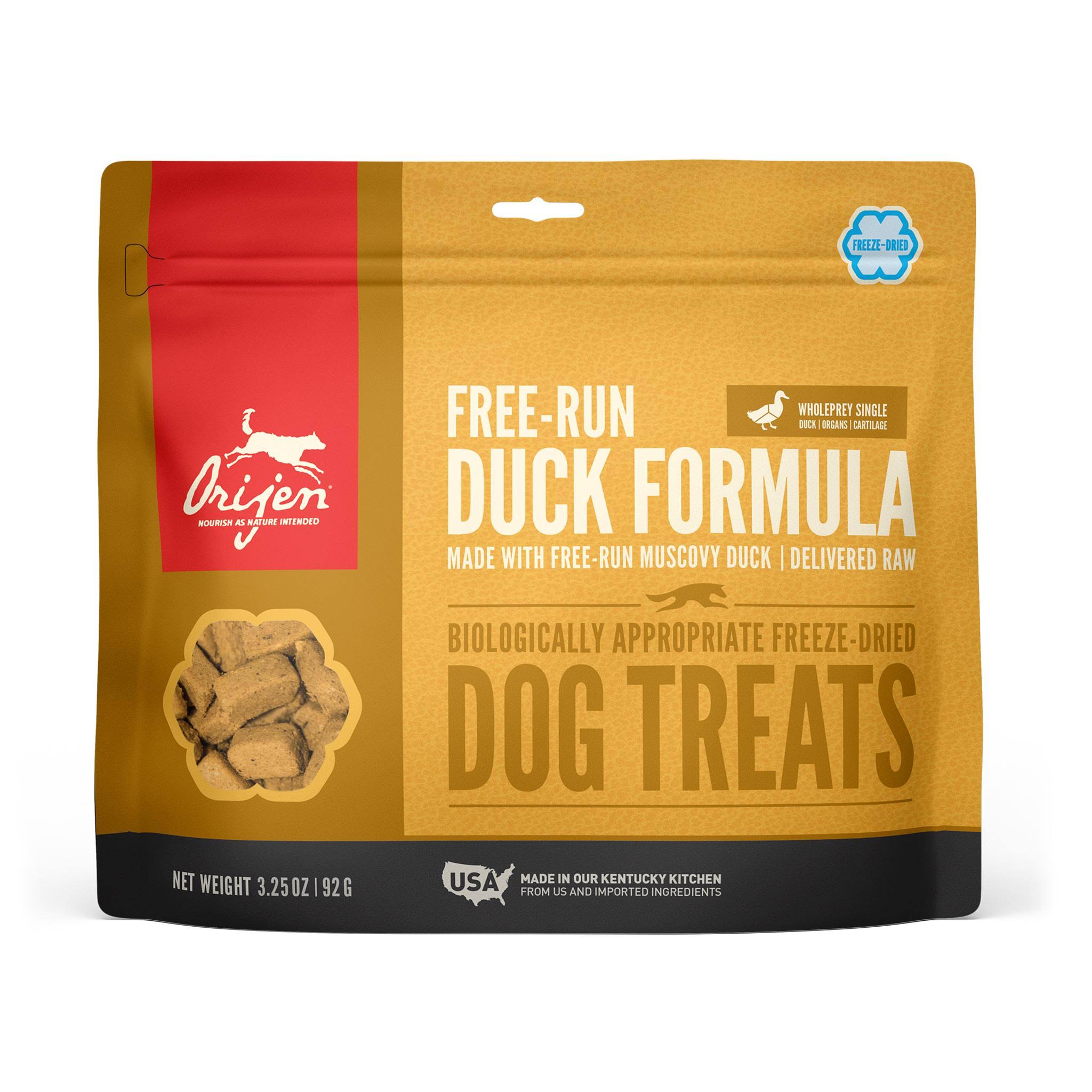 Orijen Duck Freeze Dried Dog Treats 92g
