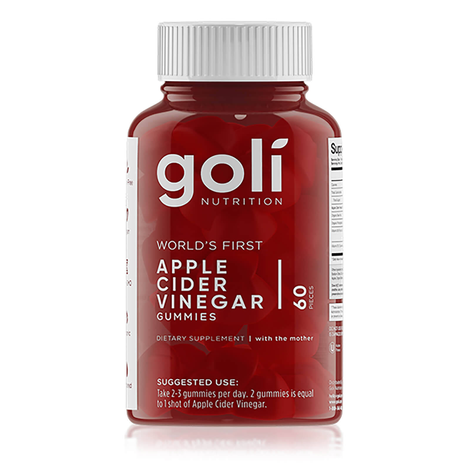 Goli Nutrition - Apple Cider Vinegar Gummies - 60 Pieces