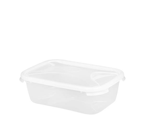 Cuisine 2.70L Rectangular Food Box & Lid Clear