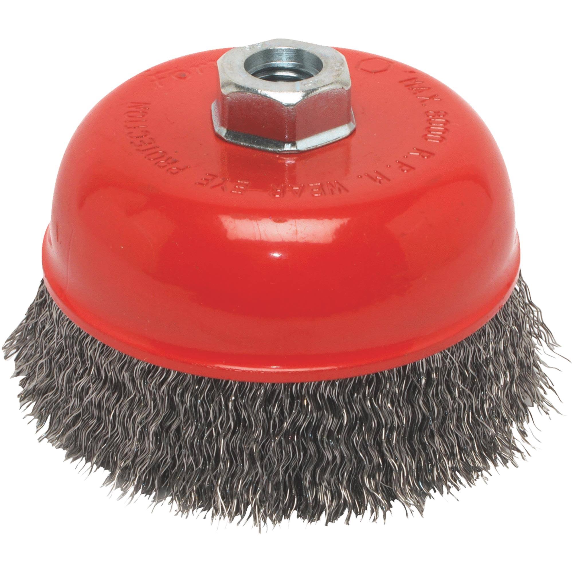 Forney 72754 Coarse Crimped Wire Cup Brush - 5"