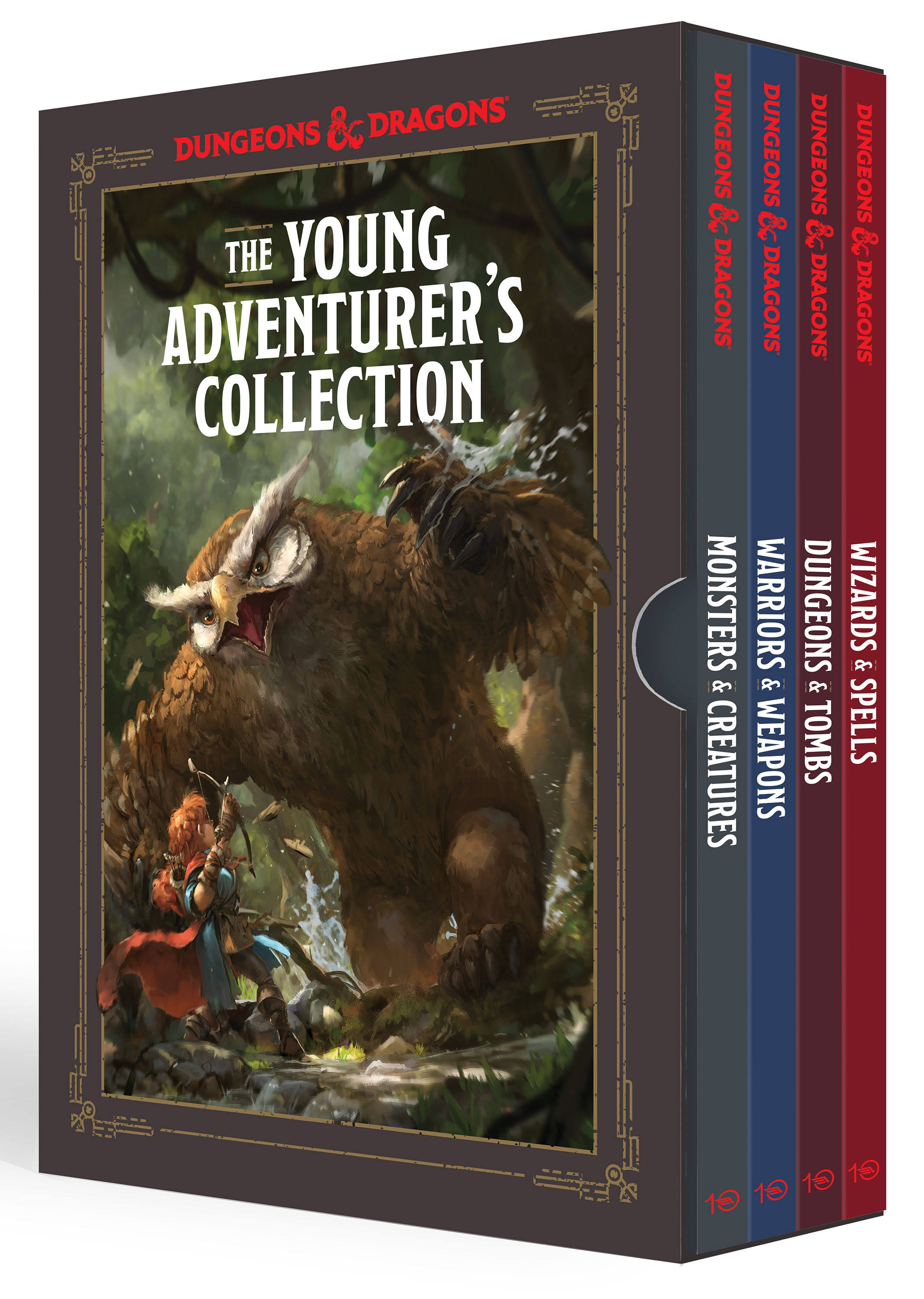 The Young Adventurer's Collection [Dungeons and Dragons 4-Book Boxed Set]: Monsters and Creatures, Warriors and Weapons, Dungeons and Tombs, and Wizards and Spells