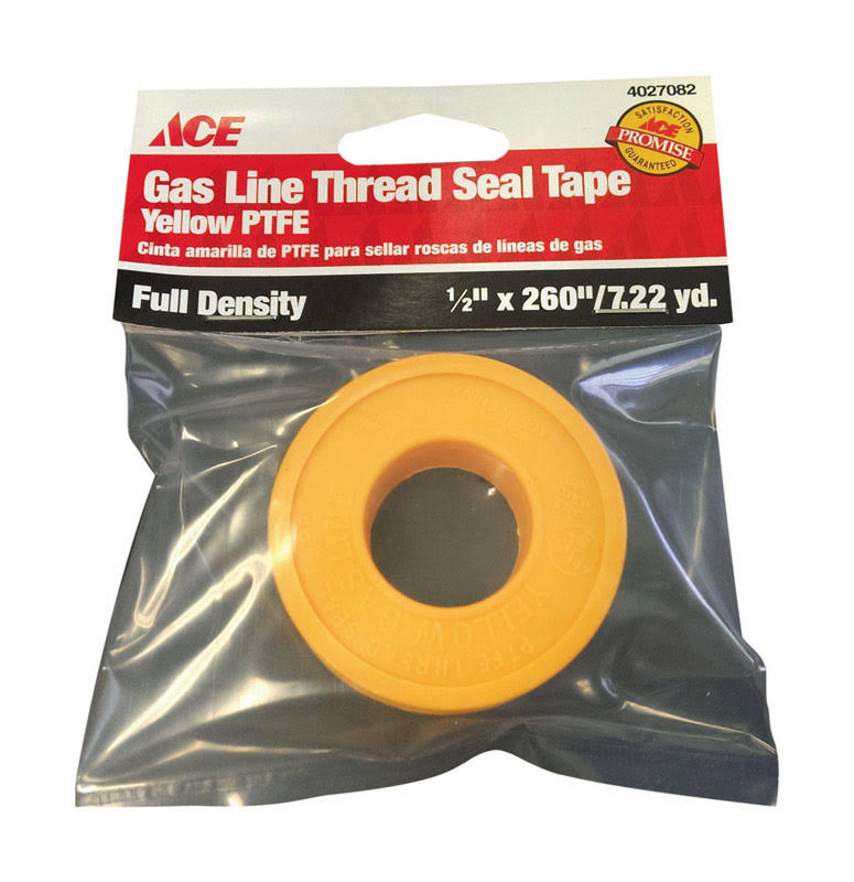 Ace Gas Line Thread Seal Tape - Yellow