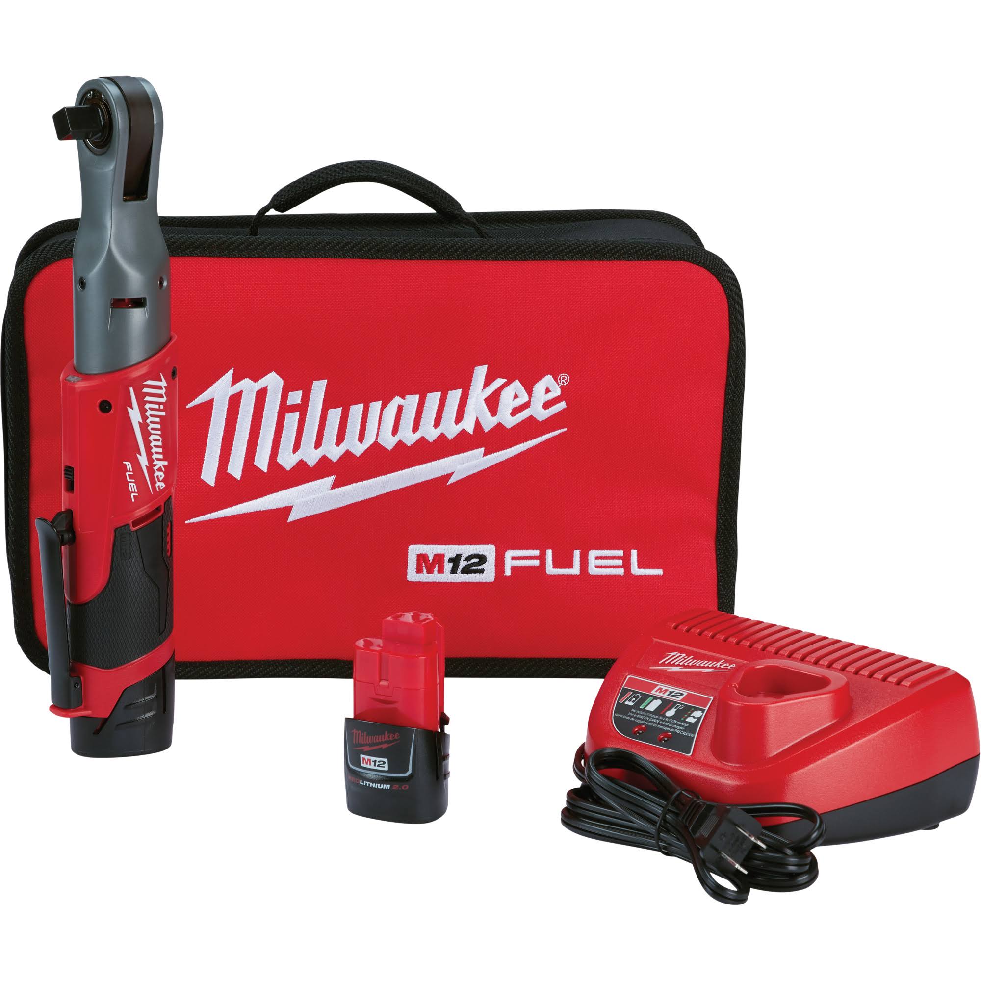 Milwaukee 2558-22 - M12 FUEL 1/2" Ratchet 2 Battery Kit
