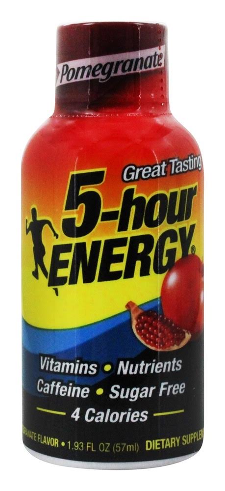5 Hour Energy Drink - Pomegranate Flavor, 1.93oz