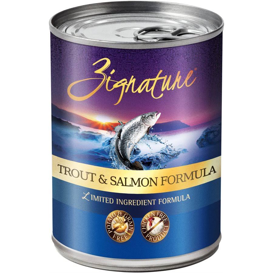 Zignature Limited Ingredient Gf Trout & Salmon Dog Food 13Oz