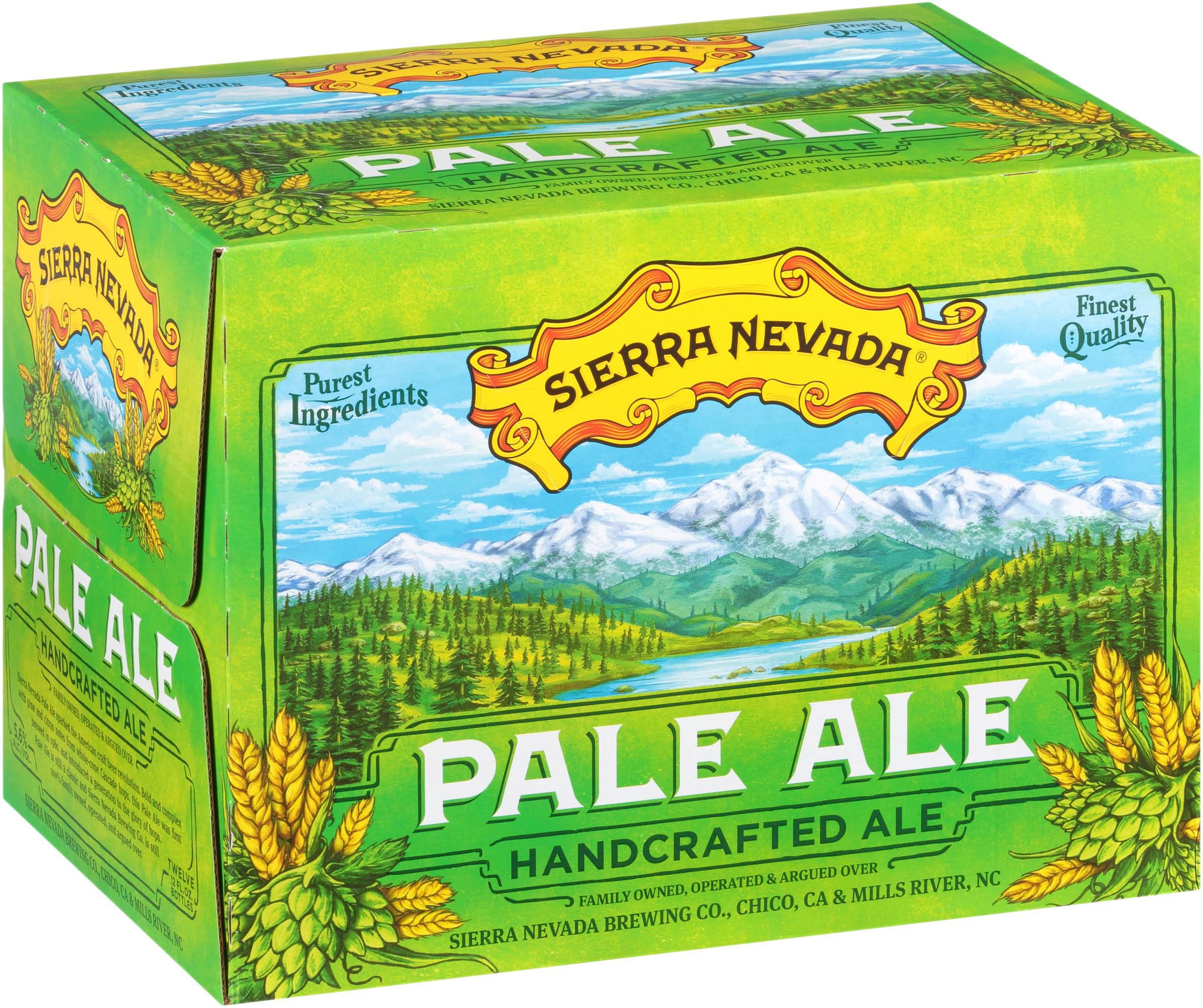Sierra Nevada Pale Ale Beer - 12 oz, 12 pack