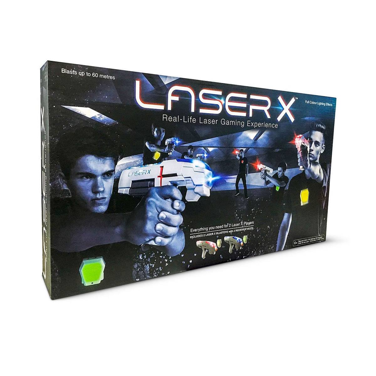 Laser X Real Life Gaming Tag Experience - Two Player, 2 Guns Set