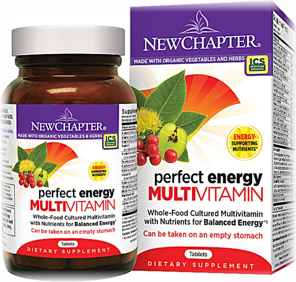 New Chapter Perfect Energy Multivitamin Supplement - 96 Tablets