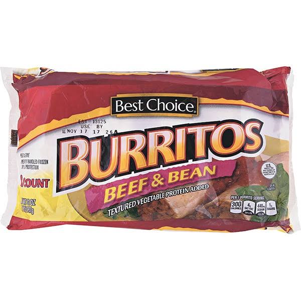 Best Choice Beef & Bean Burritos