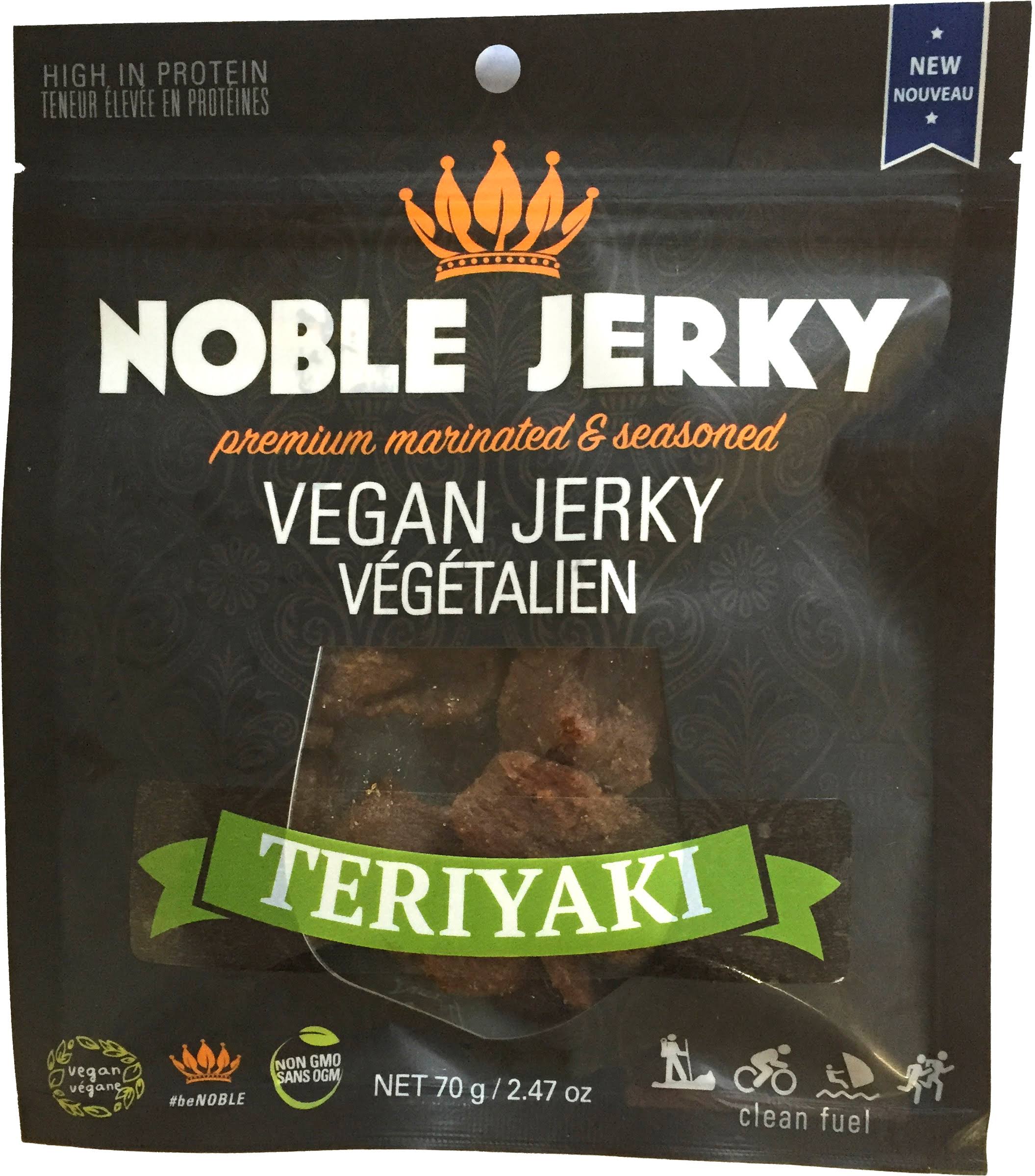 Teriyaki Vegan Jerky - Noble Jerky