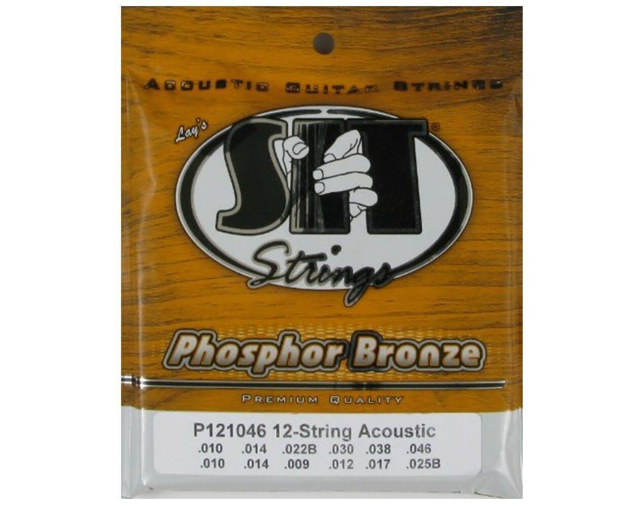 Sit P121046 12-String Phosphor Bronze Acoustic Guitar Strings 10 - 46