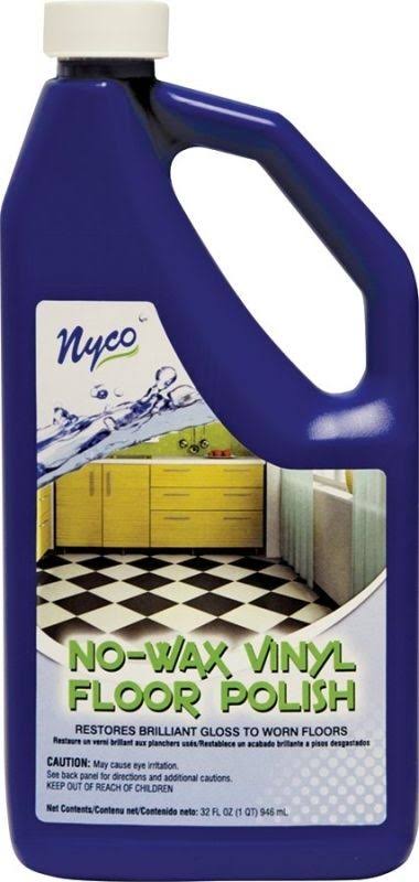 Nyco NL90411-903206 No-Wax Floor Polish, 32 oz 6 Pack