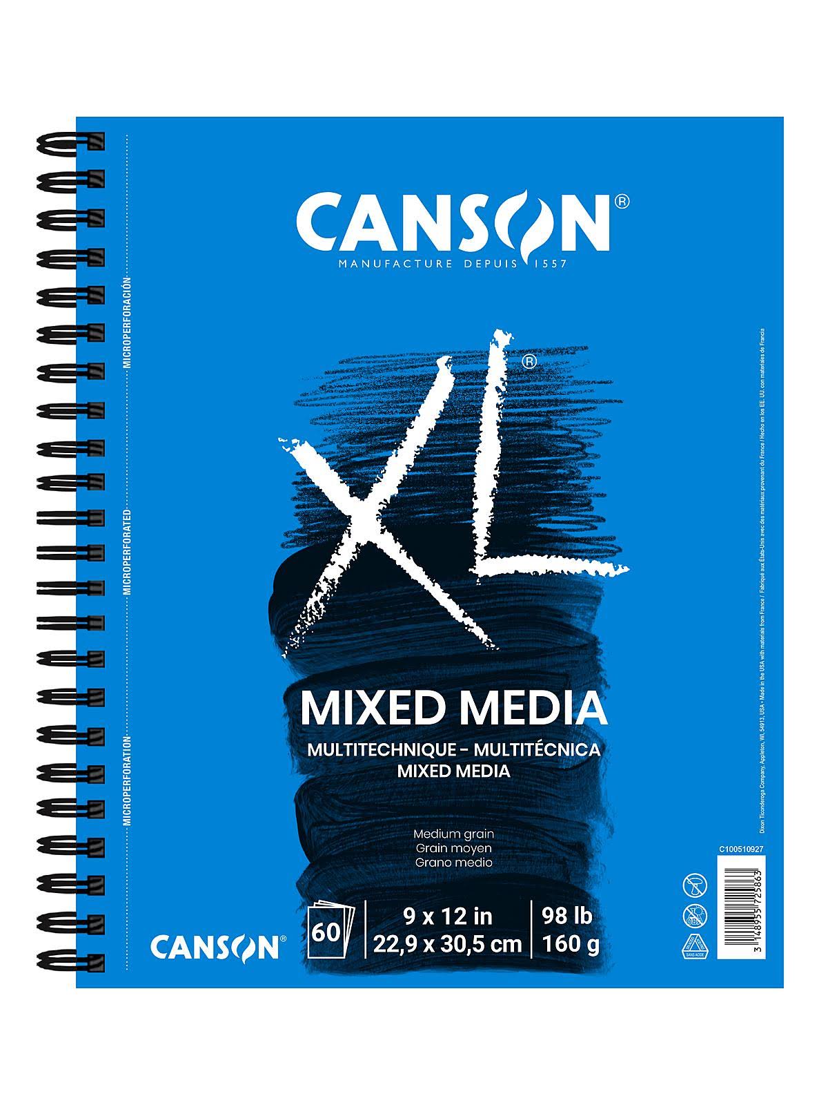 Canson Mix Media Pad - 9 x 12, 60 sheets
