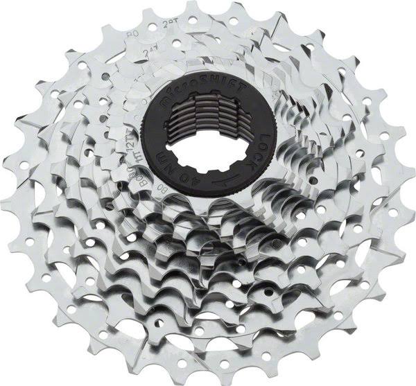 Microshift H10 Cassette - 10 Speed 11-32T Silver Chrome Plated