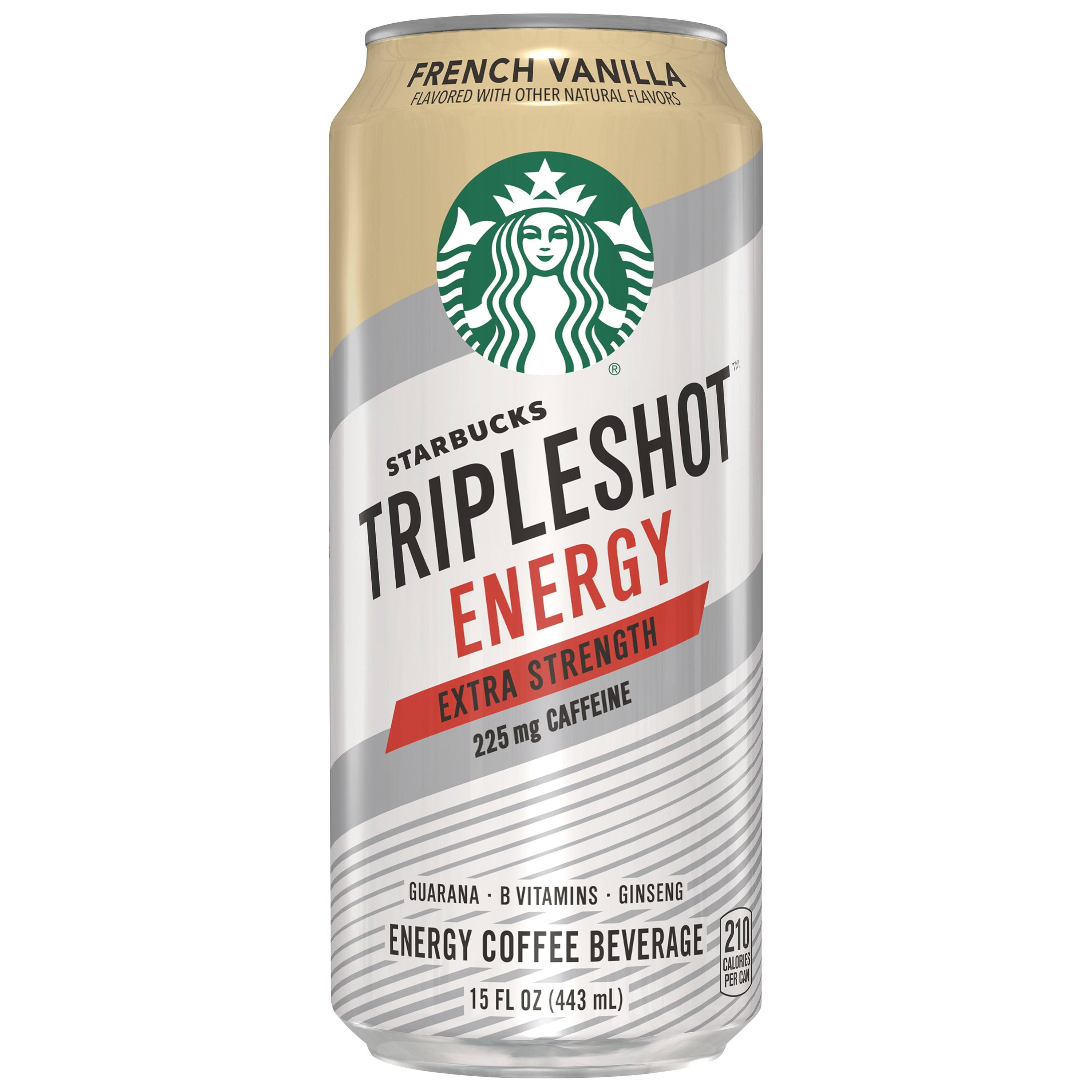 Starbucks Tripleshot Energy Extra Strength Energy Coffee Beverage - French Vanilla, 15oz