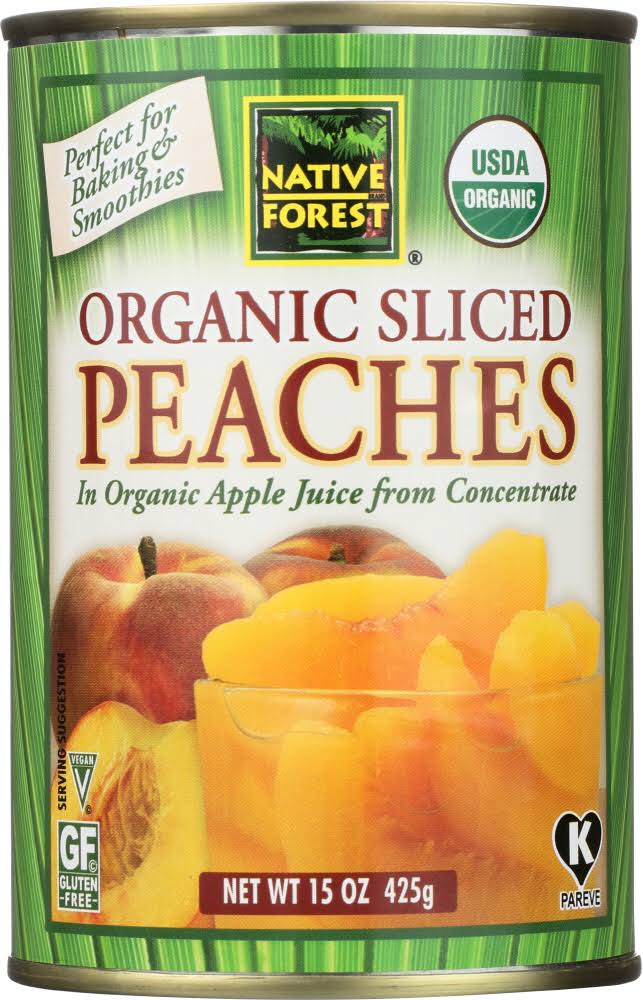Native Forest Organic Sliced Peaches - 425g