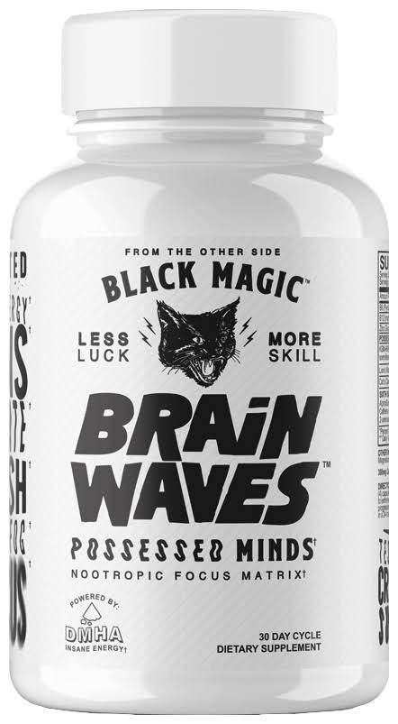 Black Magic Brain Waves Dietary Supplement - 120 Capsules