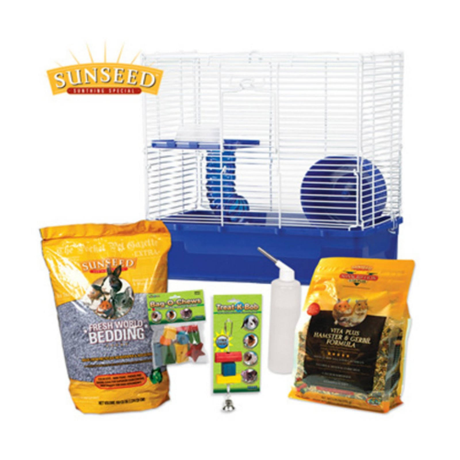 Ware Manufacturing Home Sweet Home Hamster Cage Starter Kit | 30 Day Money Back Guarantee | Free Shipping On All Orders | Delivery Guaranteed