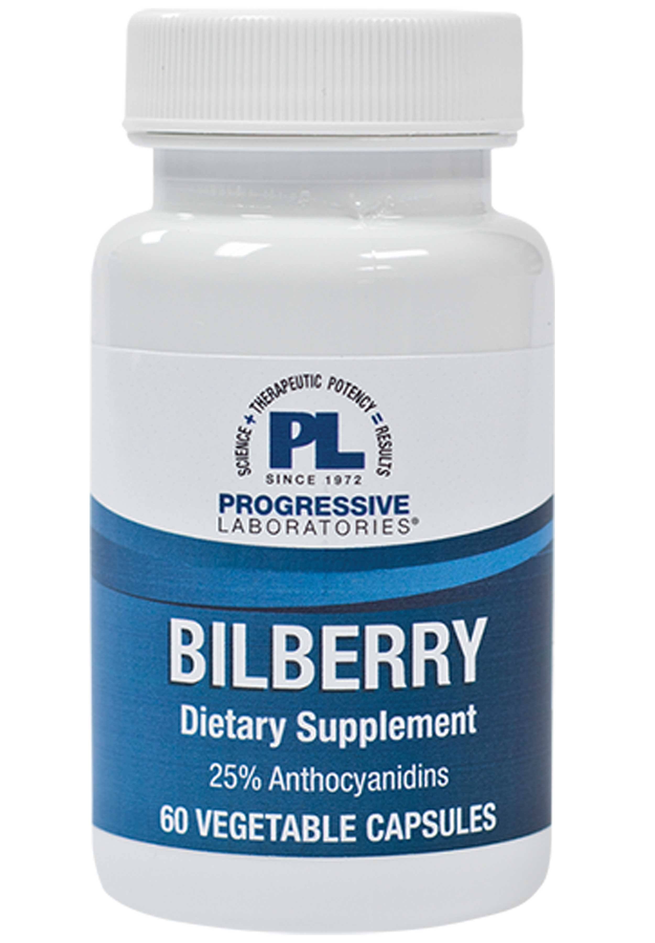 Progressive Labs Bilberry Supplement, 60 Count