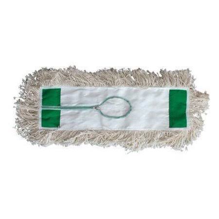 Magnolia Brush Industrial Dust Mop Head, White Absorbent Cotton Yarn, 36 in x 5 in - 1 ea (455-5136)