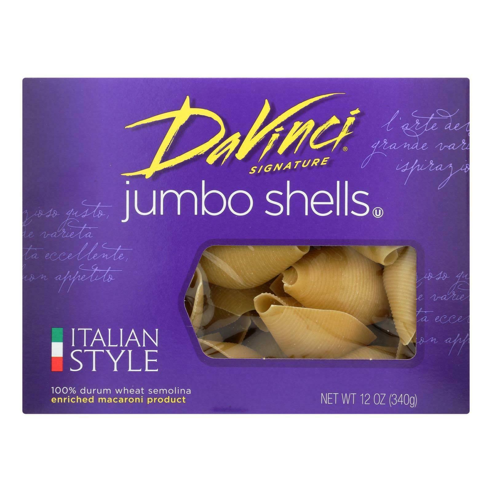 DaVinci Pasta - Jumbo Shells, 12oz
