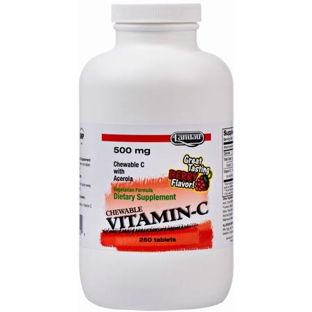 Landau Vitamin C Candy 500 mg Chewable Berry Flavor - 250 Tablets