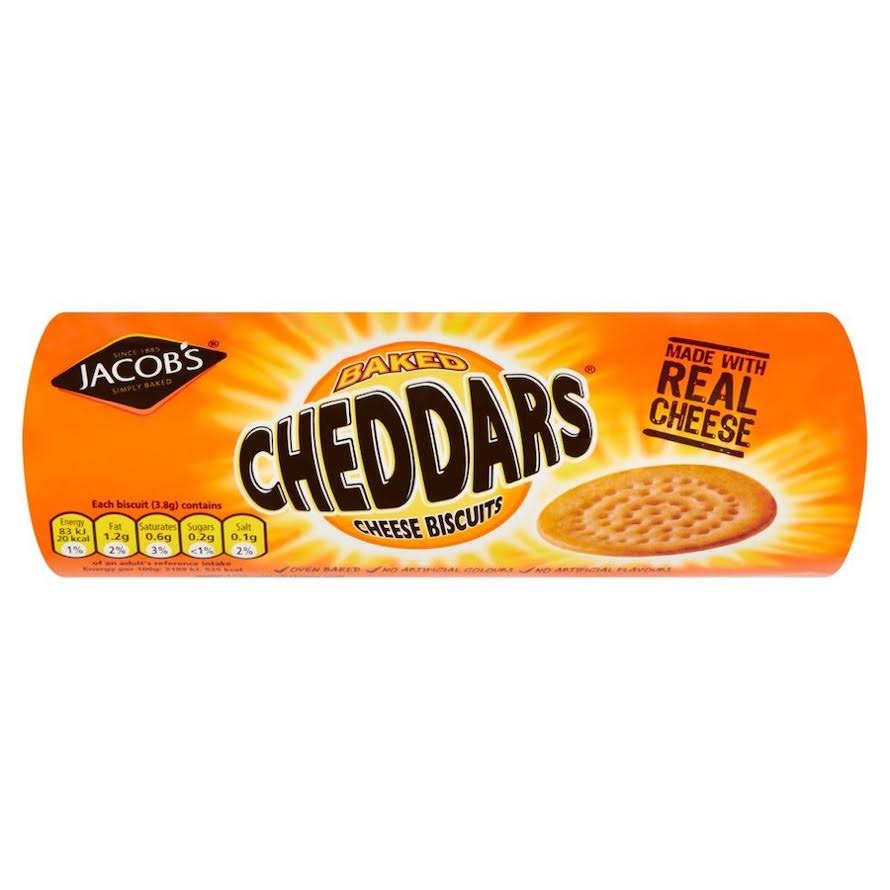 Jacobs Baked Cheddars Cheese Biscuits 150g - Pack of 12