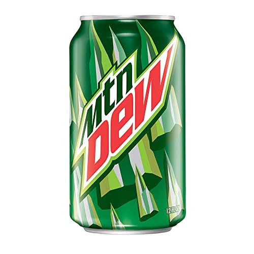 Pepsico Mountain Dew Soft Drink - 12oz, 12ct