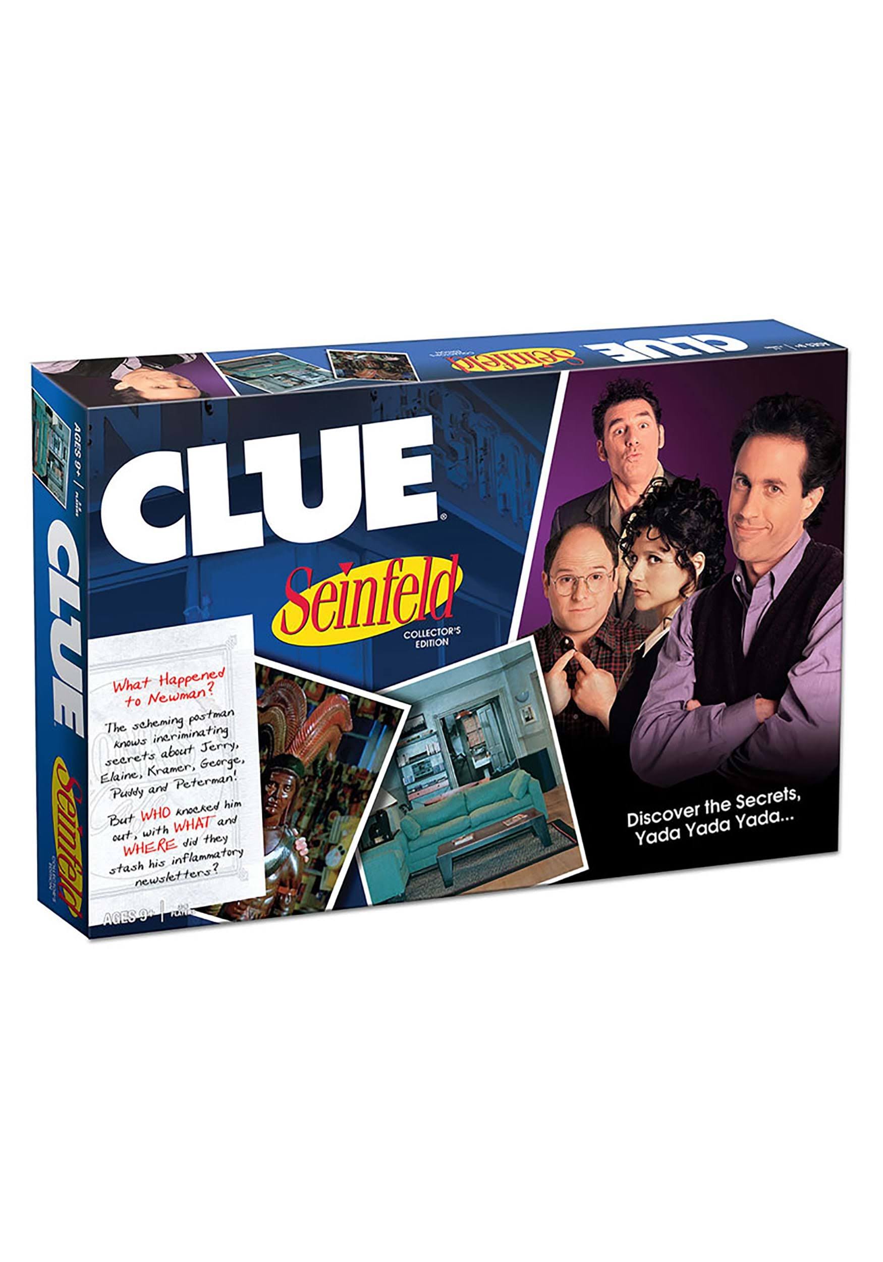 USAopoly Seinfeld clue board game § 3-6 players