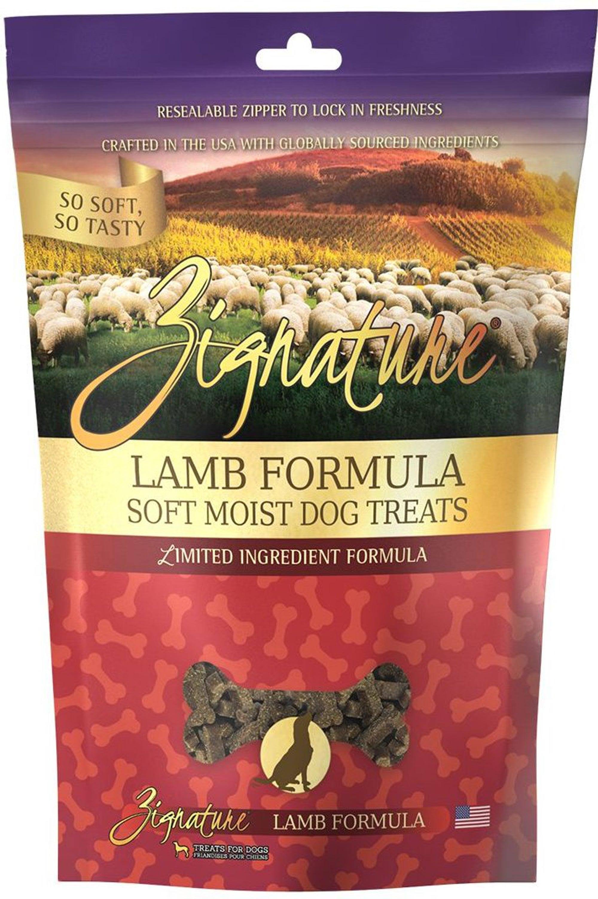 Zignature Lamb Soft Moist Dog Treats / 4 oz